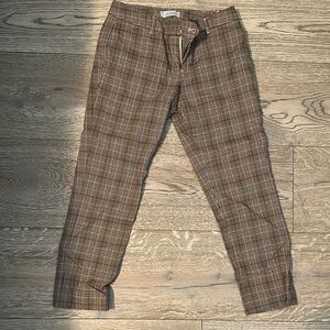 GAP Women’s  Plaid Brown Pants